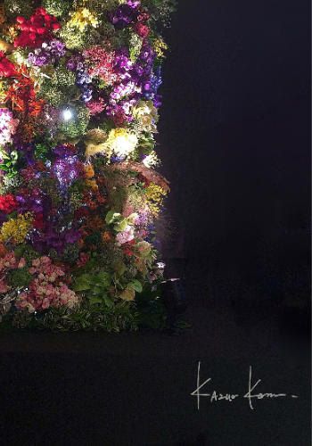 フラワーアーティストKAZUO KONNOが提案する花の演出